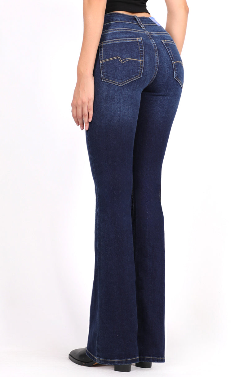 060 Jeans Flare Cintura Media