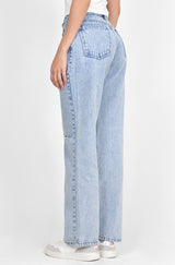 257 Jeans Straight Wide Cintura Alta