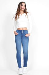 1311 Jeans Skinny Push Up Cintura Baja